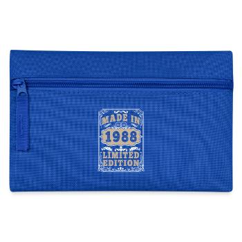 Original 1988 Vintage Vintage Retro Birthday - Trousse - bleu royal - Devant