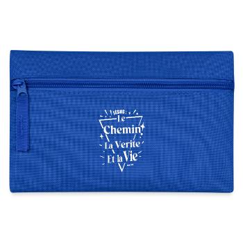 I am the way, the truth and the life - Pencil Case - royal blue - Front