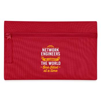 Netzwerk Ingenieur Programmierer Informatiker - Federtasche - Rot - Vorne