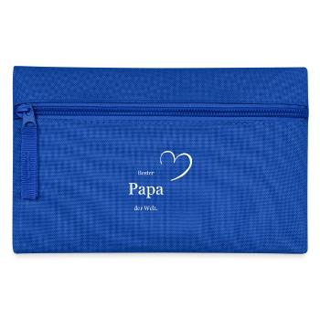 Best dad in the world - Pencil Case - royal blue - Front