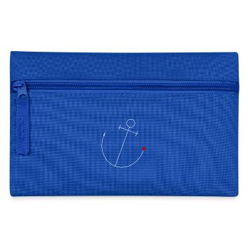 Ancre avec coeur - Trousse - bleu royal - Devant