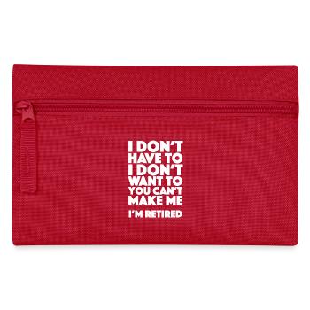 Retired - Pencil Case - red - Front