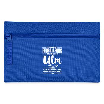 Fußball Ulm - Federtasche - Royalblau - Vorne