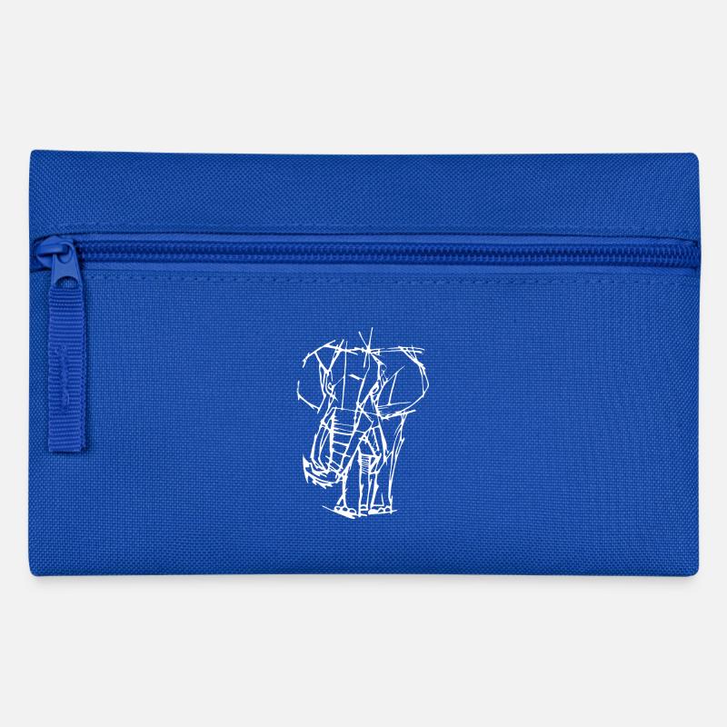Elefant - Federtasche - Royalblau