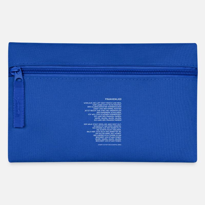 Franken Frankenlied - Federtasche - Royalblau