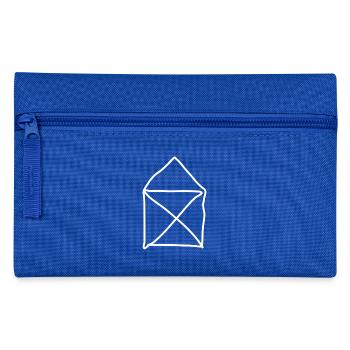 Haus vom Nikolaus - Federtasche - Royalblau - Vorne