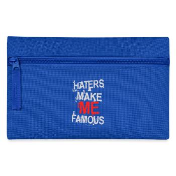 HATERS MAKE ME FAMOUS - Pencil Case - royal blue - Front