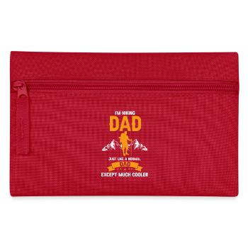 Cool Hiking Dad Outdoor Mountain Explorer - Federtasche - Rot - Vorne