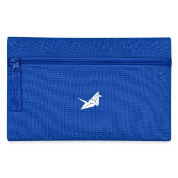 White Kranich - Federtasche - Royalblau - Vorne