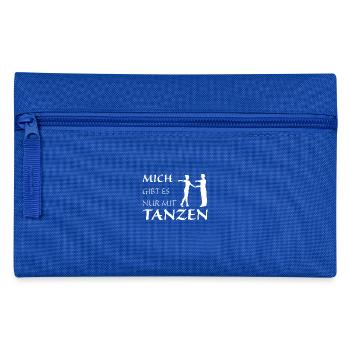 Nur mit Tanzen - Federtasche - Royalblau - Vorne