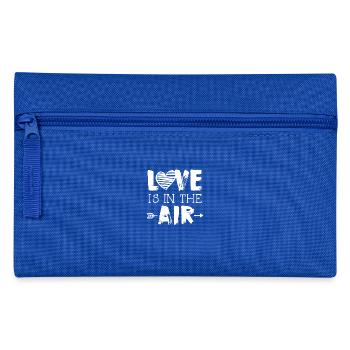 L'AMOUR EST DANS L'AIR - Trousse - bleu royal - Devant