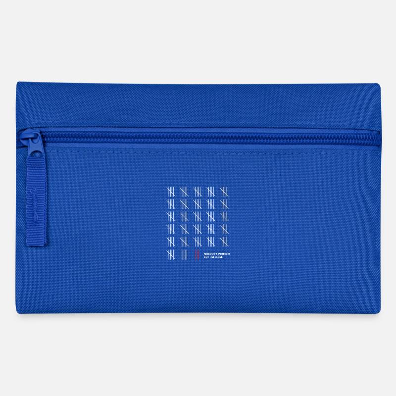 Counting - Pencil Case - royal blue