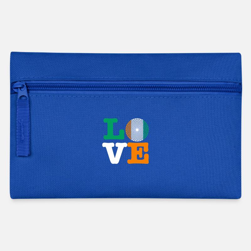 coeur CÔTE-D'IVOIRE - Trousse - bleu royal