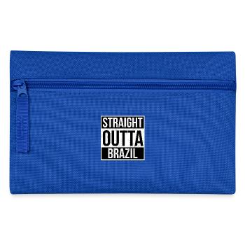 Straight Outta Brazil! - Federtasche - Royalblau - Vorne