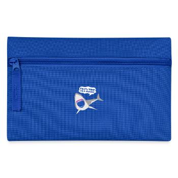 Je suis un requin! - Trousse - bleu royal - Devant