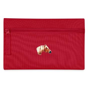 Haflinger Pferd / horse - Trousse - rouge - Devant