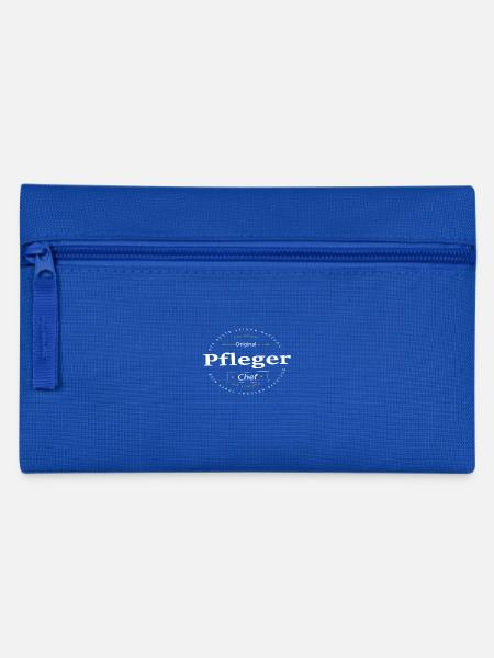 Beruf Pfleger - Federtasche - Royalblau