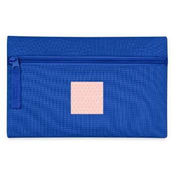 Pink Honeycomb Pattern - Pencil Case - royal blue - Front