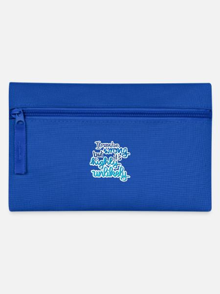 Klugscheißer Spruch - Federtasche - Royalblau
