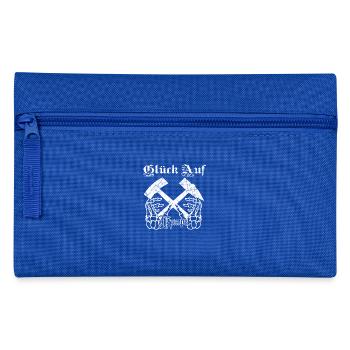 Bergbau Skullhand - Federtasche - Royalblau - Vorne