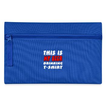 Bier - Federtasche - Royalblau - Vorne