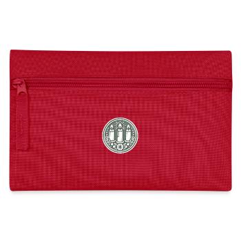 Kerzenblumenkranz - Federtasche - Rot - Vorne