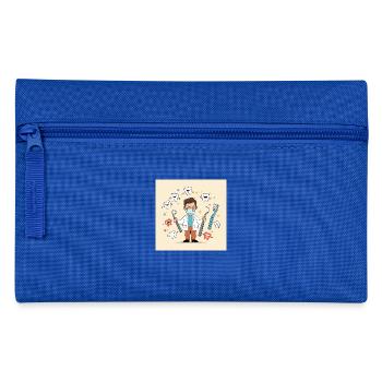 Dentiste | Dentiste | Cabinet dentaire - Trousse - bleu royal - Devant