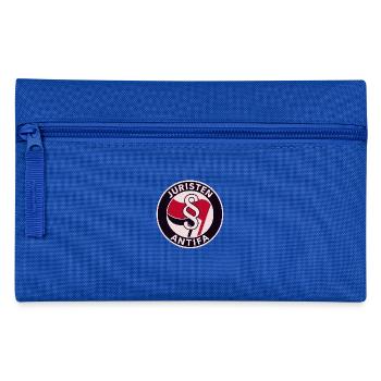 Juristen Antifa - Federtasche - Royalblau - Vorne