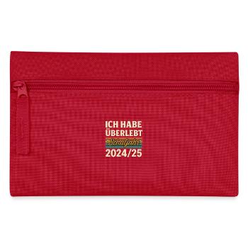 J’ai survécu à l’année scolaire 2024/25 - Trousse - rouge - Devant