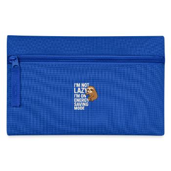 I’m Not Lazy – I’m on Energy Saving Mode - Federtasche - Royalblau - Vorne