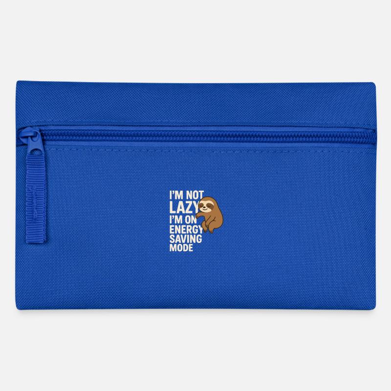 I’m Not Lazy – I’m on Energy Saving Mode - Federtasche - Royalblau