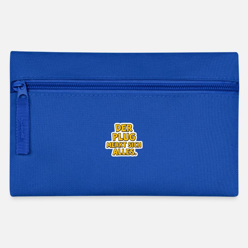 The Plug - Pencil Case - royal blue