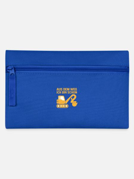 Aus dem Weg ich bin schon 2 - Federtasche - Royalblau