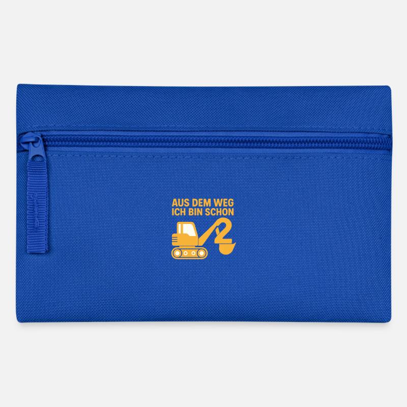 Aus dem Weg ich bin schon 2 - Federtasche - Royalblau