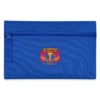 Tschüss Grundschule – Hallo Zukunft - Federtasche - Royalblau - Vorne