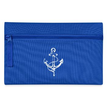 Ancre marine blanche - Trousse - bleu royal - Devant