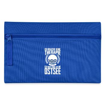 Therapie Ostsee - Federtasche - Royalblau - Vorne