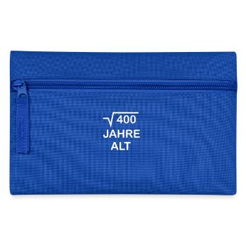 20 Jahre alt - 20. Geburtstag - Federtasche - Royalblau - Vorne