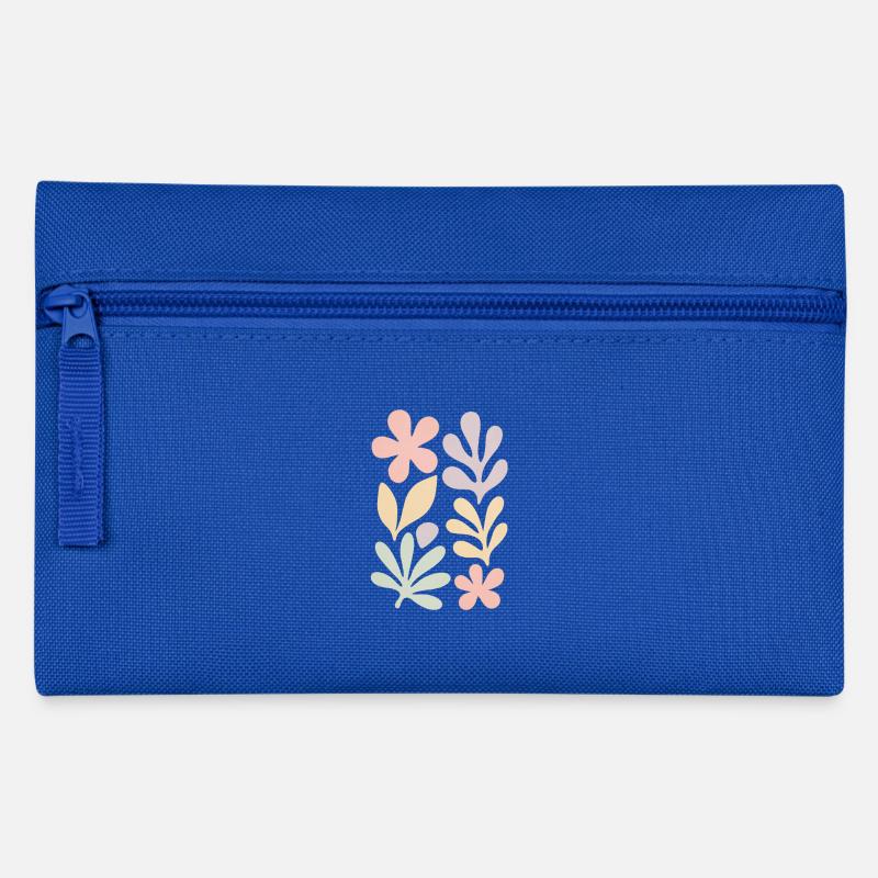 Harmonie florale – nuances pastel douces - Trousse - bleu royal