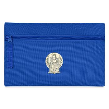 Hohe Priesterin – Ameyari Große Arkana Tarotkarte - Federtasche - Royalblau - Vorne