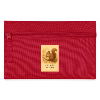 Calme en mouvement écureuil sépia - Trousse - rouge - Devant