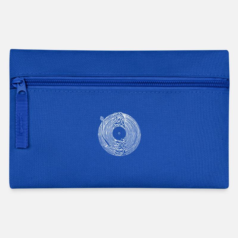 Turntable scratch music - Pencil Case - royal blue