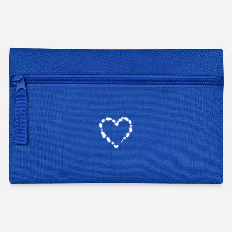 Ciel avec des nuages amour - Trousse - bleu royal