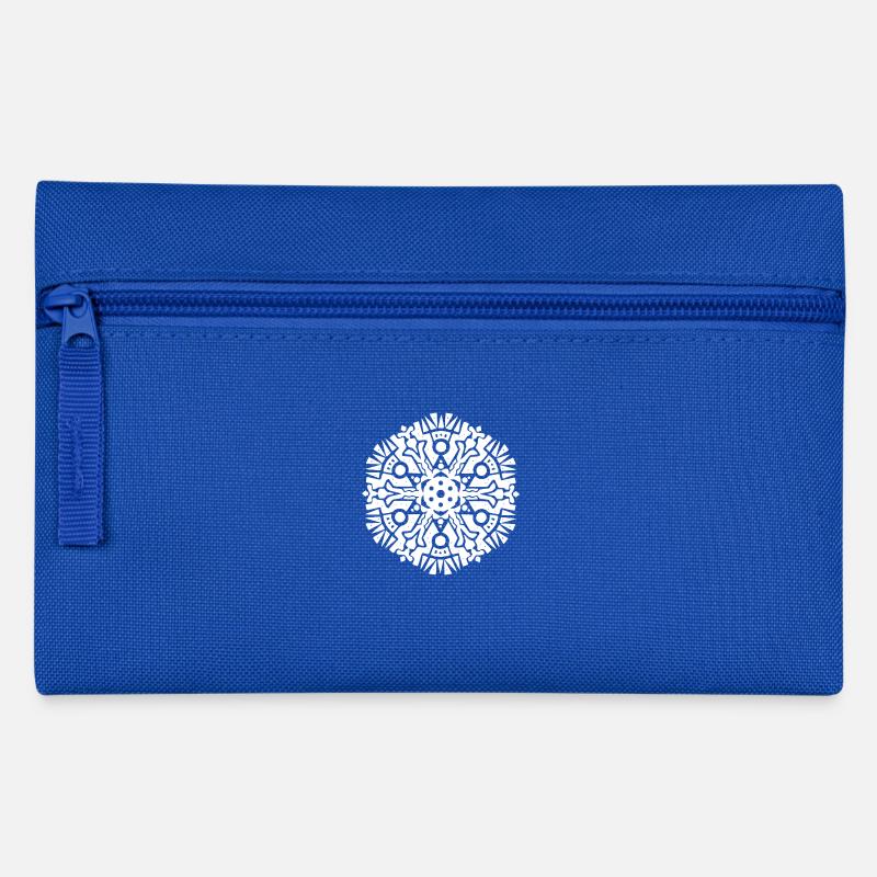 Modèle Mandala Maya - Trousse - bleu royal