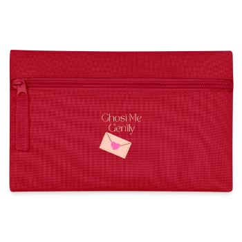 Ghost Me Gently – Esthétique de chagrin d’amour de fille douce - Trousse - rouge - Devant