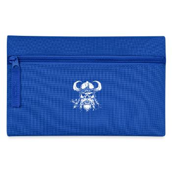 Viking Skull 1 - Pencil Case - royal blue - Front