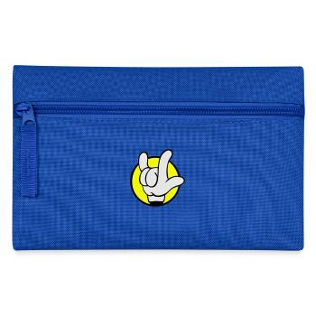 i love you sign - Trousse - bleu royal - Devant