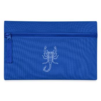 Scorpion white - Pencil Case - royal blue - Front