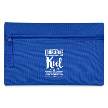 Fußball Kiel - Federtasche - Royalblau - Vorne
