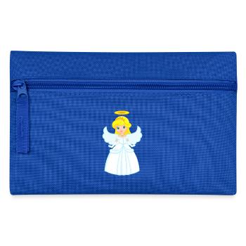 Engel - Federtasche - Royalblau - Vorne